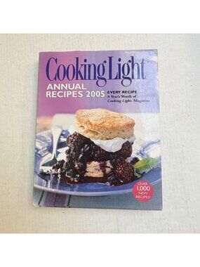 Cooking Light Annual Recipe Heather Editor Avere Hardcover Cookbook Gift Kitchen